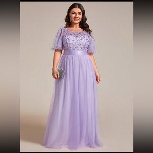 Ever Pretty Lavender Dress
